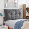 image:imageDormCo Rainha  Plush Tufted College Headboard  Dark Gray