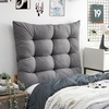 image:imageDormCo Rainha  Puffy Tufted College Headboard  Real Gray
