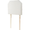 image:imageDormCo Tavira Allure Boucle Dorm Outlet Headboard with Legs  Cream White  Essential Dorm Supplies for College Freshmen Necessities