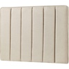 image:imageDormCo Tavira Allure College Dorm Headboard  Broad Panel  Linen BeigeLinen Beige