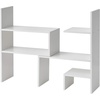 image:imageYak About It Compact Adjustable Dorm Desk Bookshelf  White