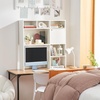 image:imageYak About It Lockable Safe Dorm Desk Bookshelf  White