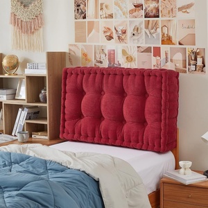 image:imageDormCo Rainha  Ultra Thick Tufted College Headboard  Crimson