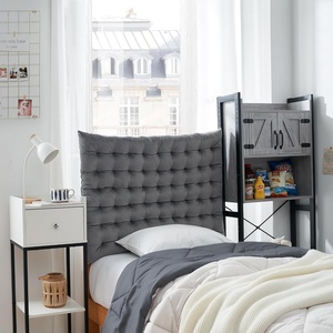 image:imageDormCo Rainha Cushion Tufted College Headboard  Dark Gray