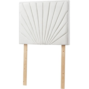 image:imageDormCo Tavira Allure College Dorm Headboard with Legs  Sunrise Panel  Velvety White Essential Dorm Supplies for College Freshmen NecessitiesVelvety White