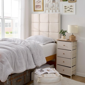 image:imageDormCo Tavira Allure Right Side Outlet Headboard  Cloud Plush  Cream