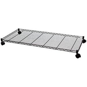 image:imageRolling Underbed College Dorm Shelf  Suprima  Black