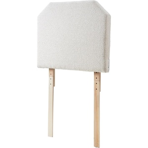 image:imageTavira Allure  Boucle Dorm Right Side Outlet Headboard with Legs  Taupe Cream Essential Dorm Supplies for College Freshmen Necessities