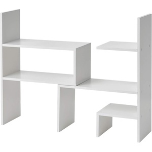image:imageYak About It Compact Adjustable Dorm Desk Bookshelf  White