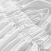 image:image32 Length Cotton Dorm Desk Skirt  Farmhouse White36 x 24 Rectangular
