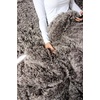 image:imageAre You Kidding Coma Inducer Twin Oversized Comforter Set Frosty Chocolate  Experience Coma Worthy Sleep with Shaggy Fluffy Plush Extra Large Bedding