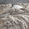 image:imageAre You Kidding Coma Inducer Twin Oversized Comforter Set Frosty Chocolate  Experience Coma Worthy Sleep with Shaggy Fluffy Plush Extra Large Bedding