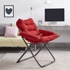 image:imageCollege Club Dorm Chair  Plush amp Extra Tall  Crimson