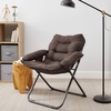 image:imageCollege Club Dorm Chair  Plush amp Extra Tall  Dark Brown