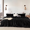 image:imageComa Inducer Oversized Twin Comforter Set  The Original Plush  Black  Experience Coma Worthy Sleep with Cozy Plush Extra Large Bedding