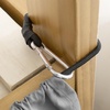 image:imageCotton Dorm Bungee Bed Skirt 3 Panel Set  Slate Gray