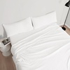 image:imageDark Sky Reserve  Bamlin Twin XL Sheet Set  Portugal Made  Pure White  Experience Coma Worthy Sleep with High Quality BeddingKing