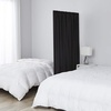 image:imageDont Look At Me  Expandable Privacy Room Divider  Black Frame with Black Fabric
