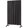 image:imageDont Look At Me  Expandable Privacy Room Divider  Black Frame with Black Fabric