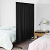 image:imageDont Look At Me  Simplified Privacy Room Divider  Black Frame with Black Privacy Fabric