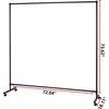 image:imageDont Look At Me  Simplified Privacy Room Divider  Black Frame with Black Privacy Fabric