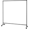 image:imageDont Look At Me  Simplified Privacy Room Divider  Black Frame with Black Privacy Fabric