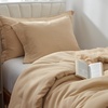 image:imageDorm Haul Cozy College Comforter Set  Twin XL Bedding  Antarctica GrayMarzipan