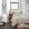 image:imageDorm Haul Cozy College Comforter Set  Twin XL Bedding  Antarctica GrayOat Milk