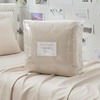image:imageDorm Haul Cozy College Comforter Set  Twin XL Bedding  Antarctica GrayOat Milk
