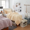 image:imageDorm Haul Cozy College Comforter Set  Twin XL Bedding  Antarctica GrayShortbread