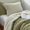 image:imageDorm Haul Cozy Twin XL Bedding College Comforter Set Jet StreamOat Milk  Essential Dorm Supplies for College Freshmen NecessitiesElmOat Milk