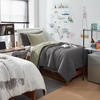 image:imageDorm Haul Cozy Twin XL Bedding College Comforter Set Jet StreamOat Milk  Essential Dorm Supplies for College Freshmen NecessitiesGranite GrayElm
