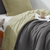 image:imageDorm Haul Cozy Twin XL Bedding College Comforter Set Jet StreamOat Milk  Essential Dorm Supplies for College Freshmen NecessitiesGranite GrayElm