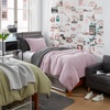 image:imageDorm Haul Cozy Twin XL Bedding College Comforter Set Jet StreamOat Milk  Essential Dorm Supplies for College Freshmen NecessitiesGranite GrayViolet Ice
