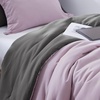 image:imageDorm Haul Cozy Twin XL Bedding College Comforter Set Jet StreamOat Milk  Essential Dorm Supplies for College Freshmen NecessitiesGranite GrayViolet Ice