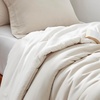 image:imageDorm Haul Cozy Twin XL Bedding College Comforter Set Jet StreamOat Milk  Essential Dorm Supplies for College Freshmen NecessitiesJet StreamOat Milk