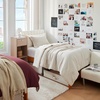 image:imageDorm Haul Cozy Twin XL Bedding College Comforter Set Jet StreamOat Milk  Essential Dorm Supplies for College Freshmen NecessitiesJet StreamOat Milk