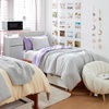image:imageDorm Haul Cozy Twin XL Bedding College Comforter Set Jet StreamOat Milk  Essential Dorm Supplies for College Freshmen NecessitiesOrchid PetalAntarctica Gray