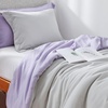 image:imageDorm Haul Cozy Twin XL Bedding College Comforter Set Jet StreamOat Milk  Essential Dorm Supplies for College Freshmen NecessitiesOrchid PetalAntarctica Gray
