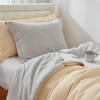 image:imageDorm Haul Cozy Twin XL Bedding College Comforter Set Jet StreamOat Milk  Essential Dorm Supplies for College Freshmen NecessitiesShortbreadAntarctica Gray