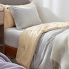 image:imageDorm Haul Cozy Twin XL Bedding College Comforter Set Jet StreamOat Milk  Essential Dorm Supplies for College Freshmen NecessitiesShortbreadAntarctica Gray