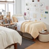 image:imageDorm Haul Cozy Twin XL Bedding College Comforter Set Jet StreamOat Milk  Essential Dorm Supplies for College Freshmen NecessitiesShortbreadWhite