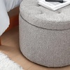 image:imageDormCo 2East  Storage Comfort Seat Ottoman  Dark GrayBrown  White