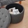 image:imageDormCo 2East  Storage Comfort Seat Ottoman  Dark GrayDark Gray