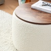image:imageDormCo 2East  Storage Table Ottoman  GrayWhitePure White