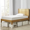 image:imageDormCo Carbon Steel Bed Risers for TwinTXL Beds  8 Lift  White