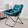 image:imageDormCo Club Chair  Plush amp Extra Tall  Teal Lake Blue
