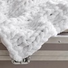 image:imageDormCo Cozy Potato Chenille Chunky Knit Twin XL Bed Blanket  True WhiteTrue White