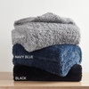 image:imageDormCo Cozy Potato Holy Plush Twin XL Bed Blanket  BlackBlack