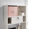 image:imageDormCo Fold Up Cube  TUSK College Storage  Rose Quartz